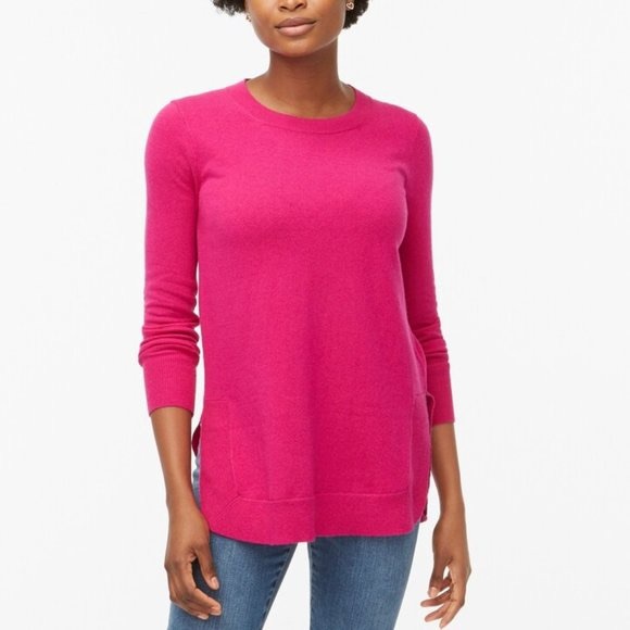 NWT JCrew Women’s Tunic Sweater Size XXS - Black - Picture 1 of 4